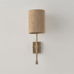 Eirikuvyo Modern Minimalist Metal Fabric Wall Lamp