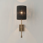 Eirikuvyo Modern Minimalist Metal Fabric Wall Lamp