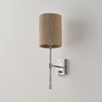 Eirikuvyo Modern Minimalist Metal Fabric Wall Lamp