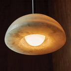 Aurelia Modern Minimalist Elegance Brass Metal Glass Pendant Lamp