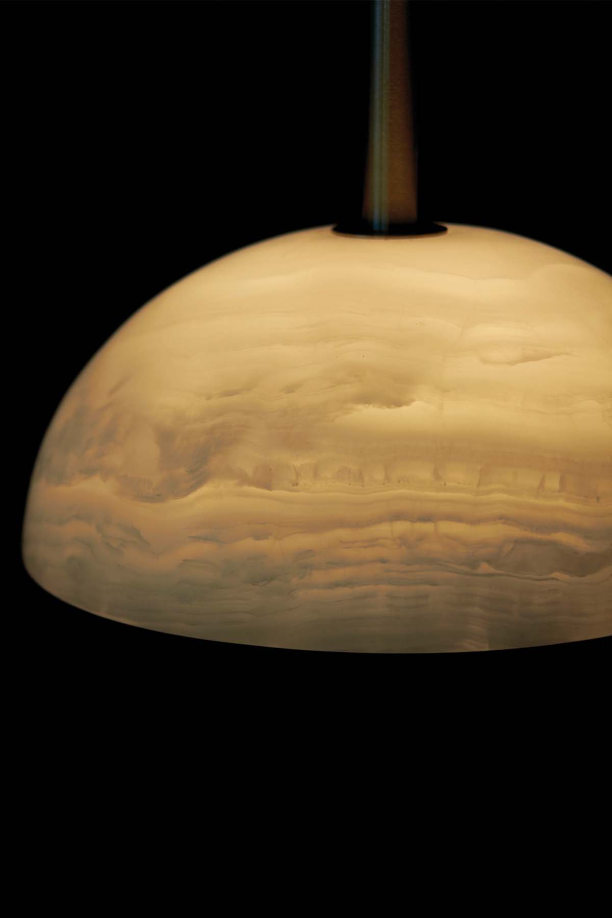 Aurelia Modern Minimalist Elegance Brass Metal Glass Pendant Lamp