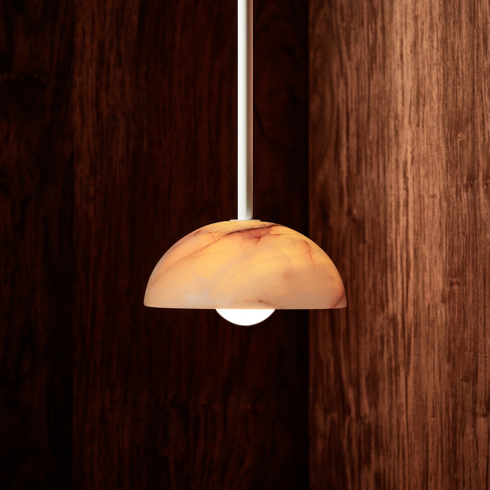 Aurelia Modern Minimalist Elegance Brass Metal Glass Pendant Lamp