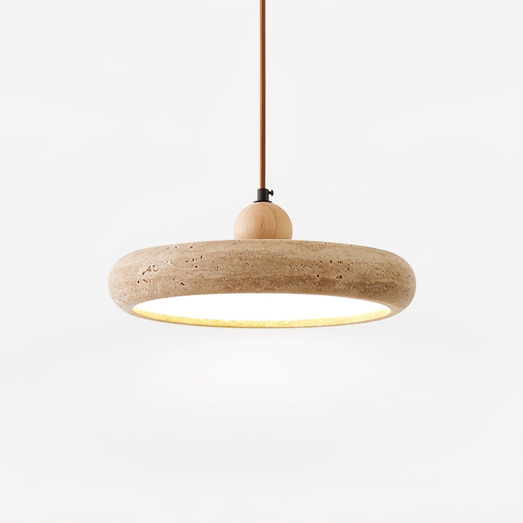 Zesolor Minimalist Travertine Pendant Light