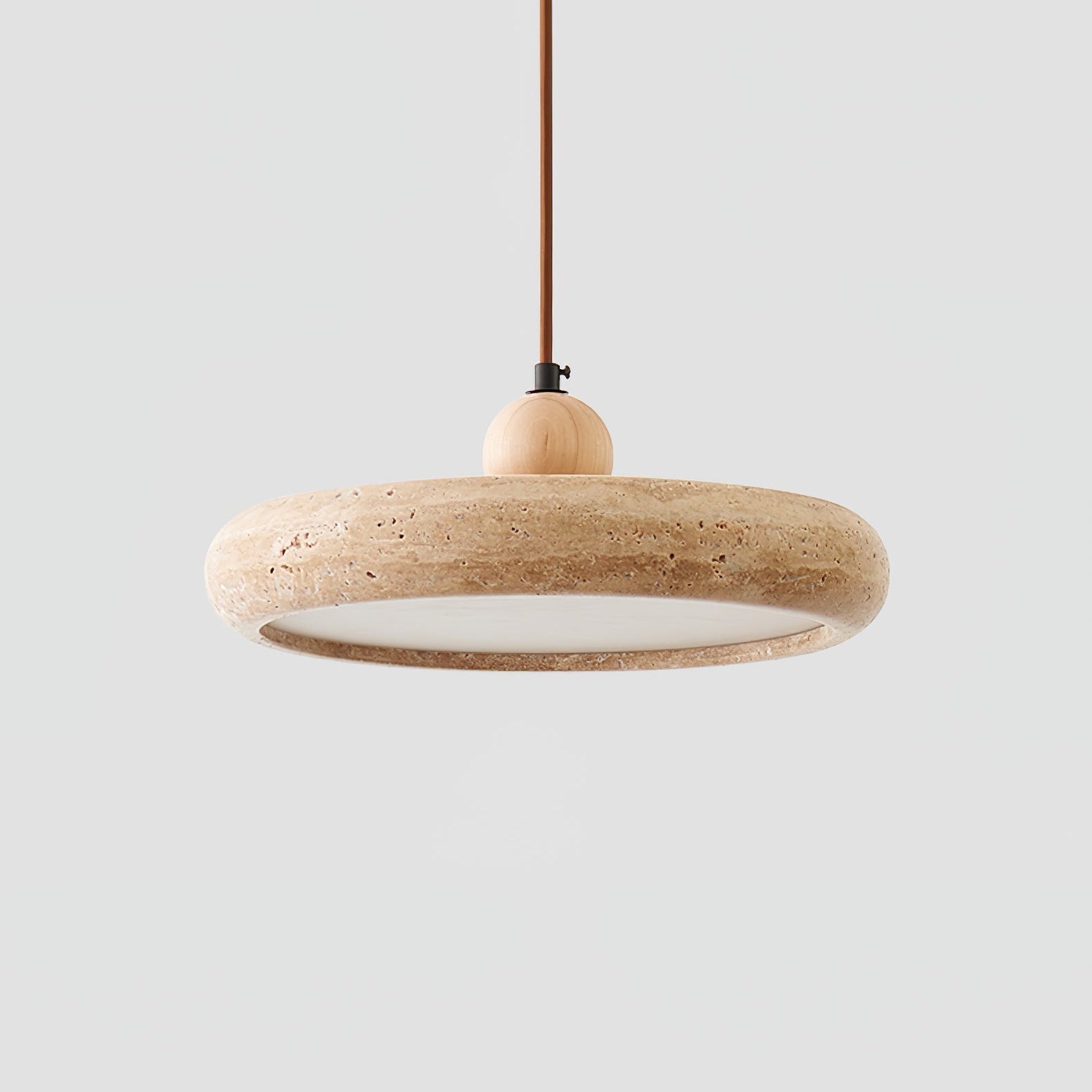 Zesolor Minimalist Travertine Pendant Light