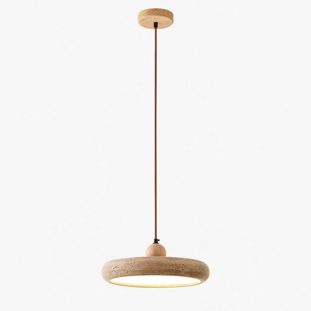 Zesolor Minimalist Travertine Pendant Light