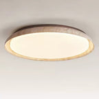Elvinila Ring-Rim Travertine Ceiling Light
