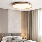 Elvinila Ring-Rim Travertine Ceiling Light