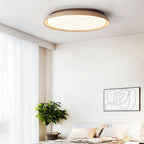 Elvinila Ring-Rim Travertine Ceiling Light