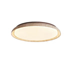 Elvinila Ring-Rim Travertine Ceiling Light