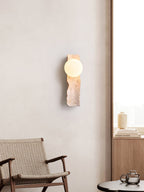 Elnoren Organic Travertine Wall Light