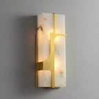 Ocarionis Geometric Alabaster Wall Light