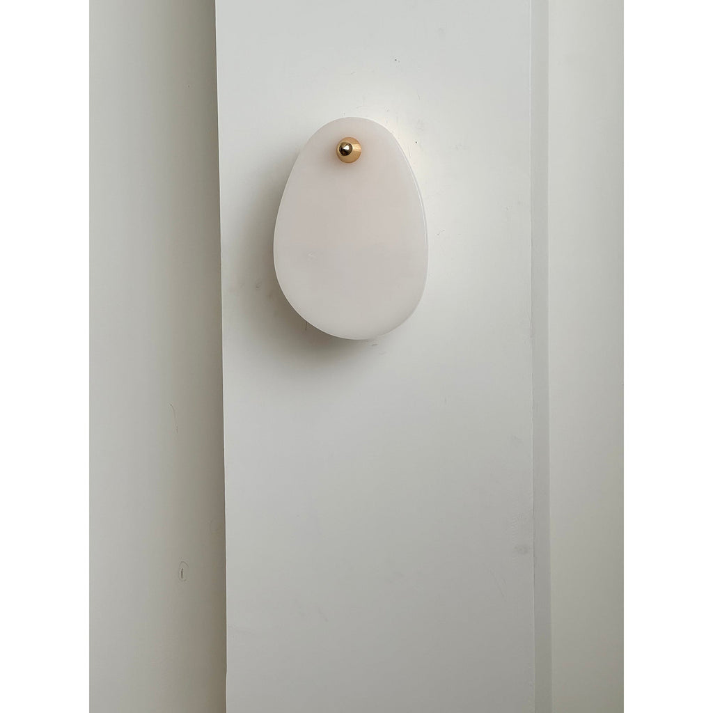Norduvys Modern Luxurious  Metal Marble Wall Lamp