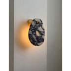 Norduvys Modern Luxurious  Metal Marble Wall Lamp
