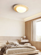 Orlaeisra Ceiling Light Circular in Travertine - Kingsley Beaumont
