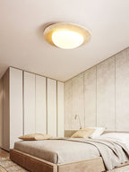 Orlaeisra Ceiling Light Circular in Travertine - Kingsley Beaumont