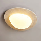 Orlaeisra Ceiling Light Circular in Travertine - Kingsley Beaumont