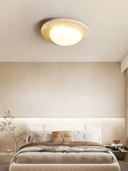 Orlaeisra Ceiling Light Circular in Travertine - Kingsley Beaumont