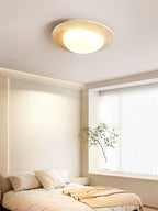 Orlaeisra Ceiling Light Circular in Travertine - Kingsley Beaumont