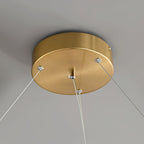 Ostruvys Postmodern Luxury Brass Alabaster Chandelier