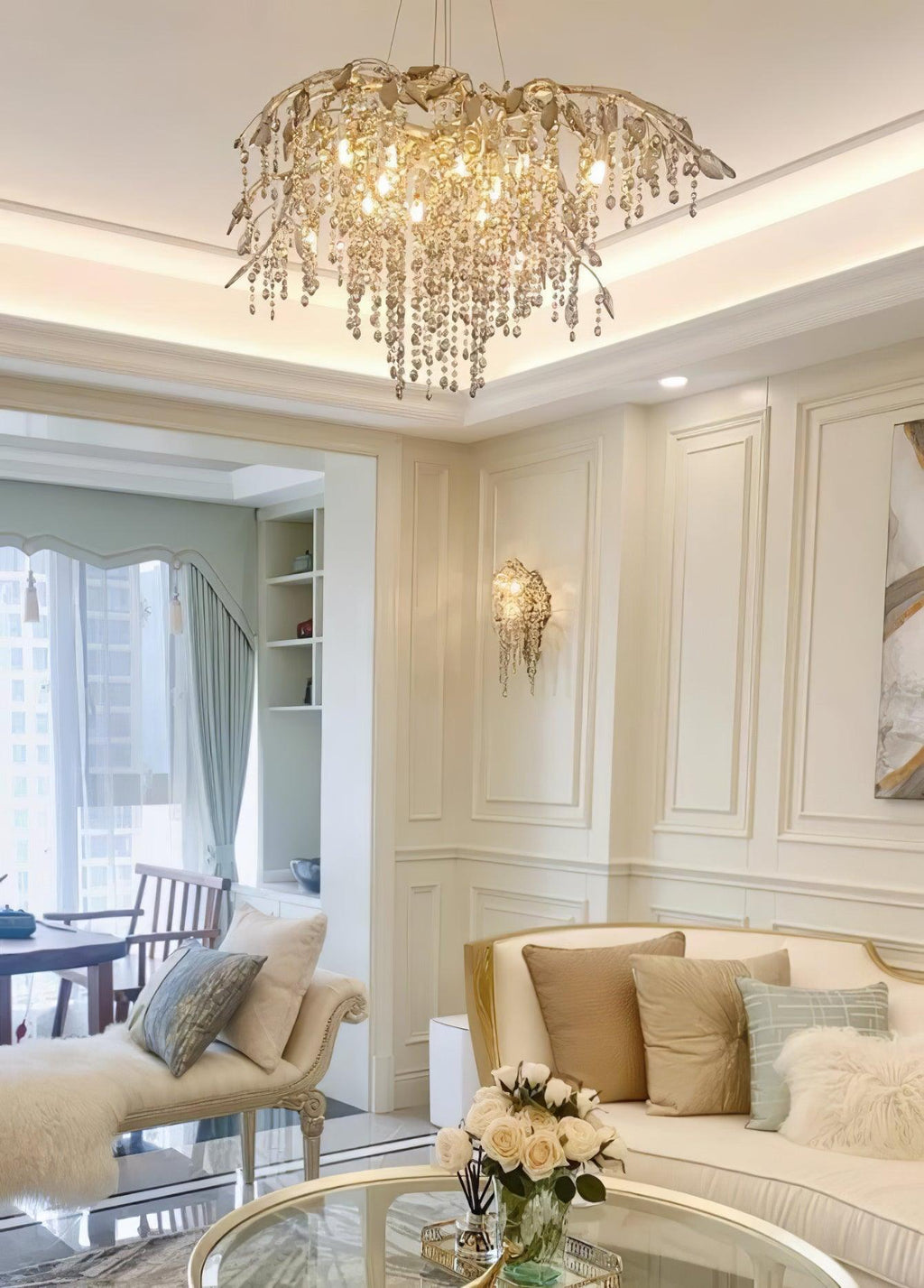 Postmodern Luxury Twilight Crystal Chandelier