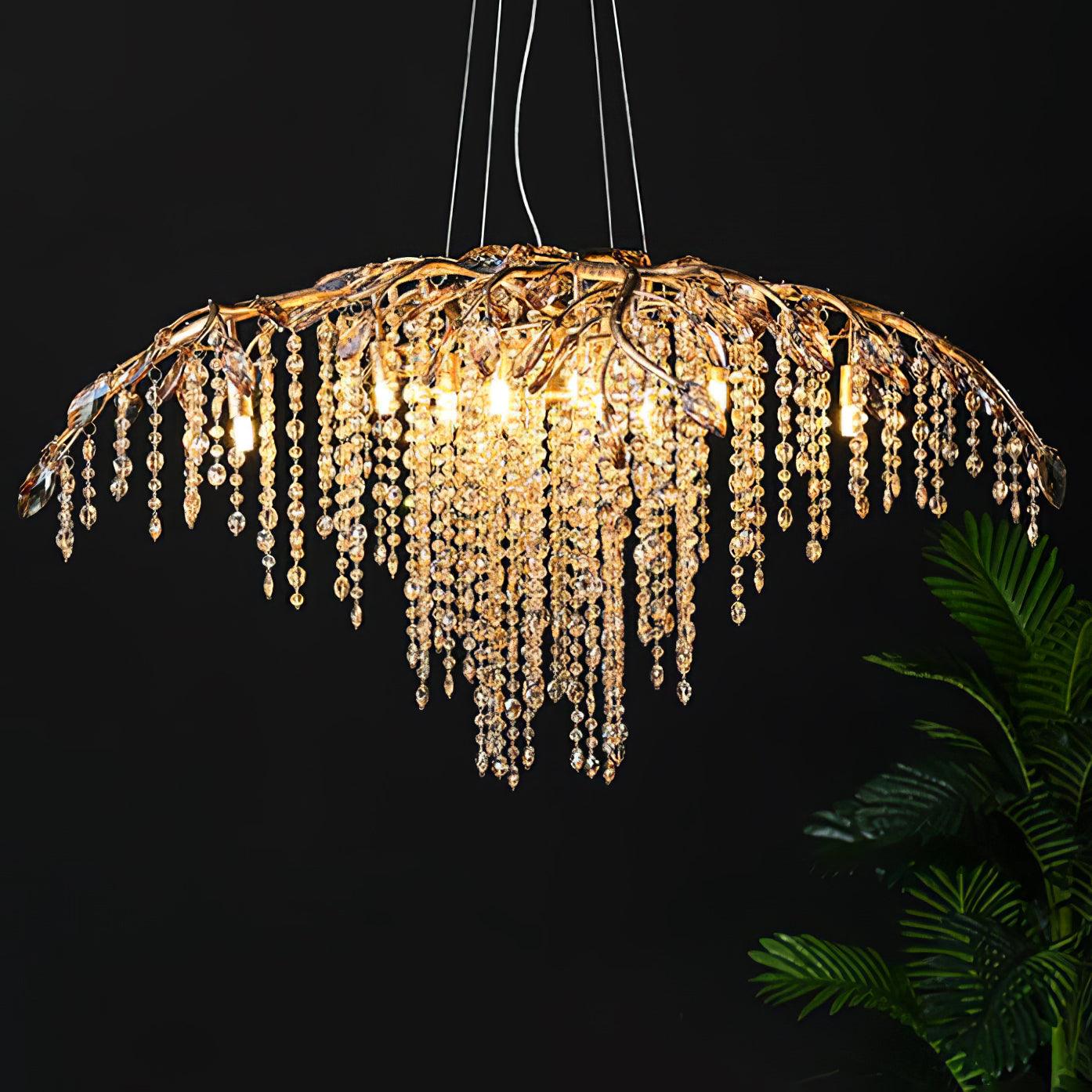 Postmodern Luxury Twilight Crystal Chandelier