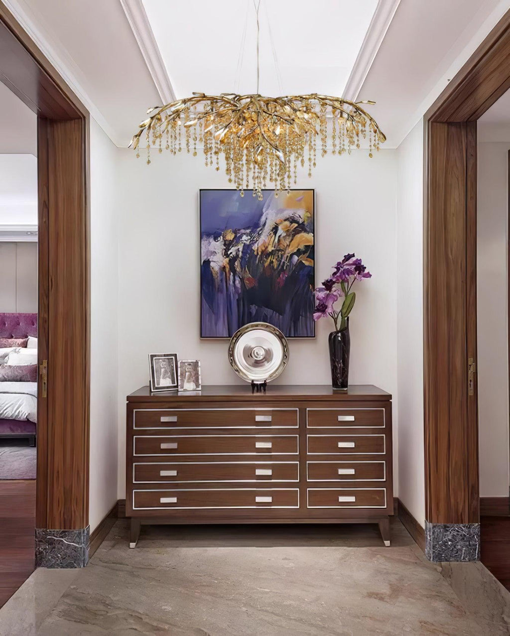 Postmodern Luxury Twilight Crystal Chandelier