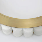 Sifuvyh Postmodern Luxury Stainless Alabaster Chandelier