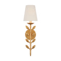 Evoque Gold Leaf Wall Sconce