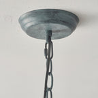 Tinduvyh Vintage Industrial Metal Glass Lantern Pendant Lamp