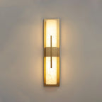 Lylirel Rectangular Alabaster Wall Light