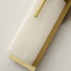 Lylirel Rectangular Alabaster Wall Light