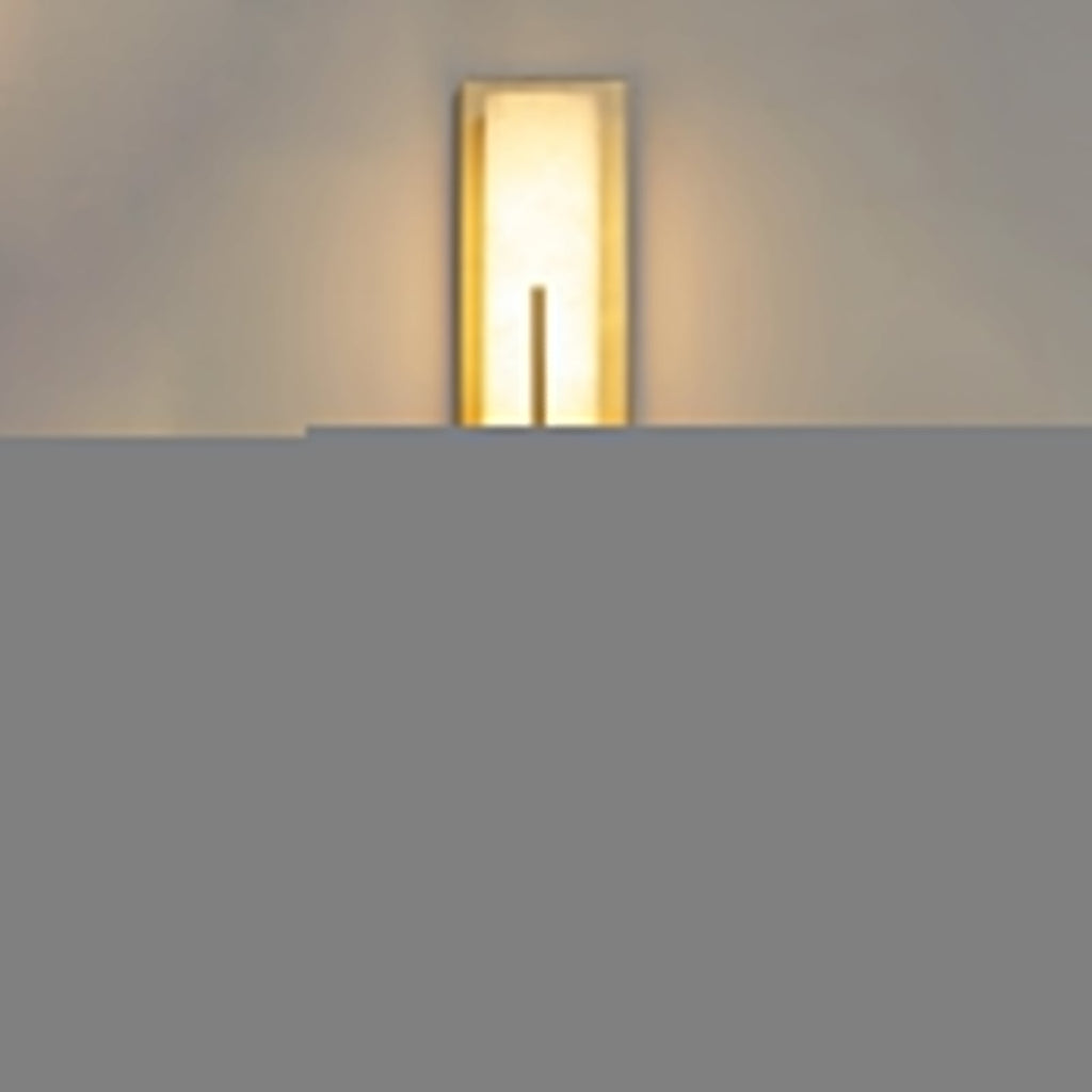 Lylirel Rectangular Alabaster Wall Light