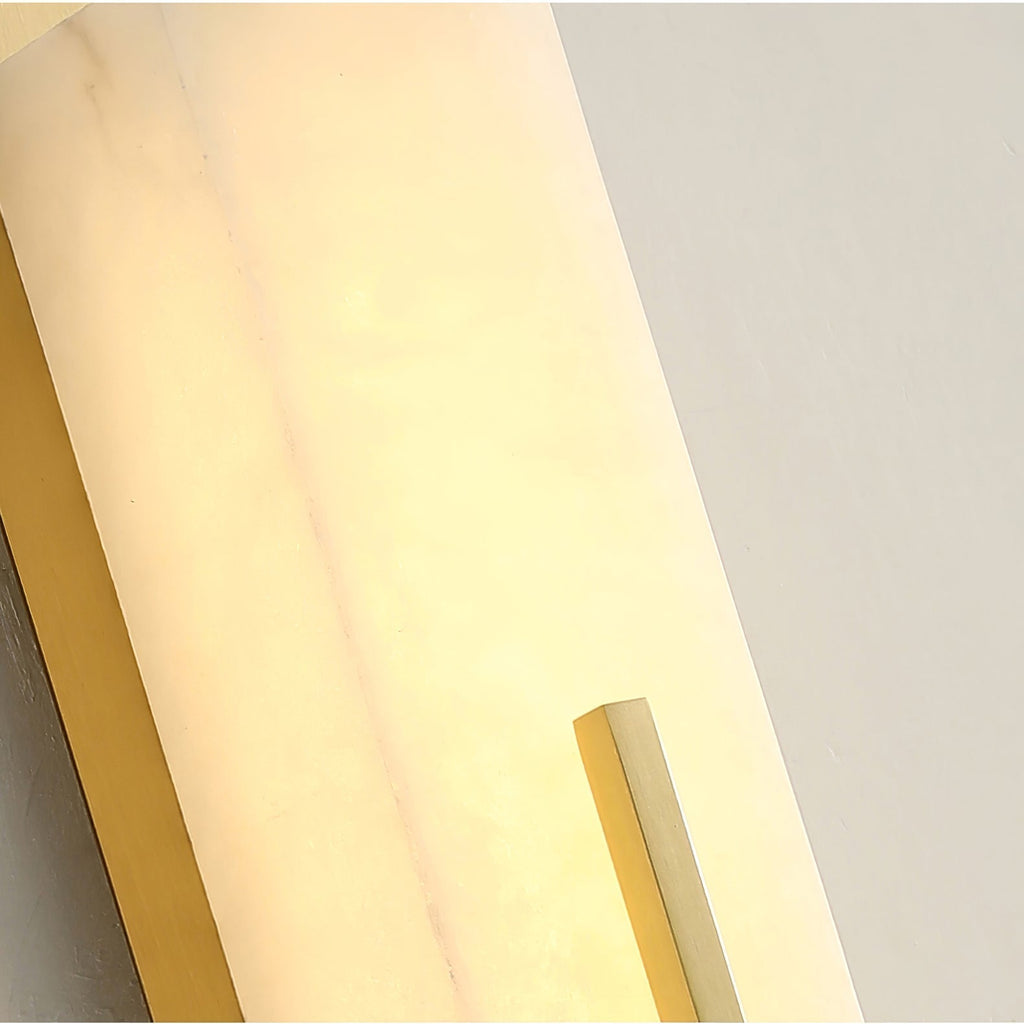 Lylirel Rectangular Alabaster Wall Light