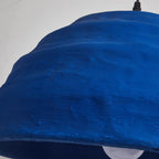 Pendant Lamp  Dome Shade Blue Industrial