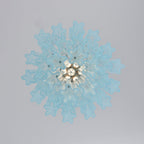 Aurora Chandelier Azzura Murano Glass Tube Coastal