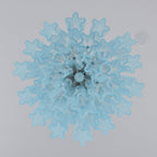 Aurora Chandelier Azzura Murano Glass Tube Coastal