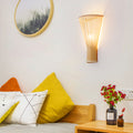 Muto Led Wall Mounted Bedside Lamp, Rattan/, Bedroom