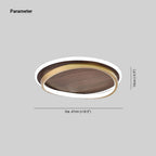 Arisha Modern Rund Dimmable Ceiling Light Gold Metal Bedroom
