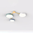 Arisha Modern LED Ceiling Light Log Living Room Bedroom White Grey