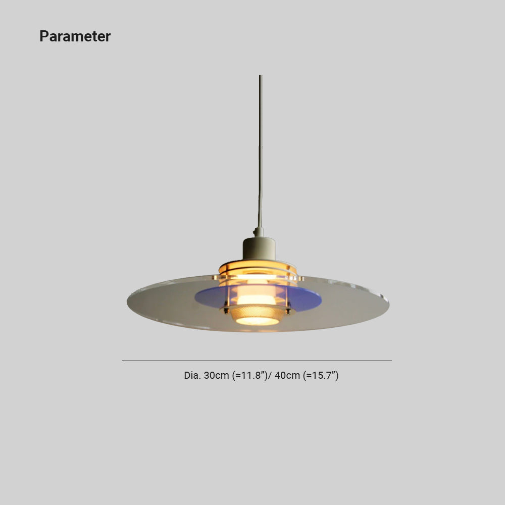 Valentina Minimalism LED Pendant Light Metal/Glass/ Bedroom
