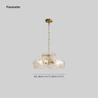Arisha Modern Pear Shaped Chandelier Ice Melting Glass Bedroom