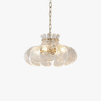 Arisha Modern Pear Shaped Chandelier Ice Melting Glass Bedroom