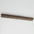 Muto Modern Minimalist Pendant Light, Metal Water Transfer Wood