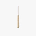 Muto Minimalist Wooden Pendant Light, Natural Wood Color