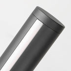 Ray Column Double Light Strip Outdoor Path Light, Black