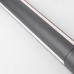 Ray Column Double Light Strip Outdoor Path Light, Black