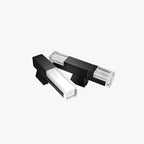 Ray Modern Rectangular Double- Head Metal Outdoor Wall Lamp