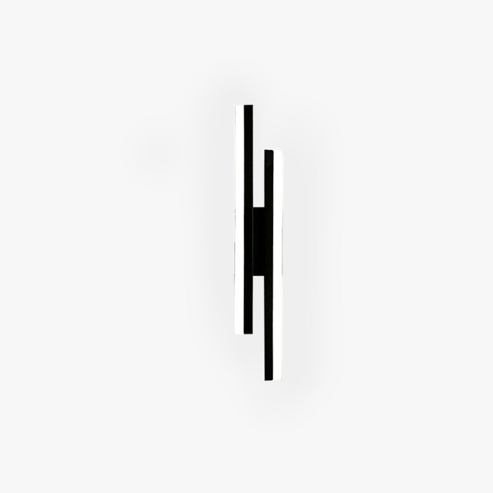 Cyral Minimalist Geometric Wall Lamp, Black/White