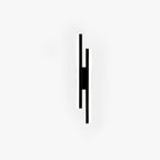 Cyral Minimalist Geometric Wall Lamp, Black/White