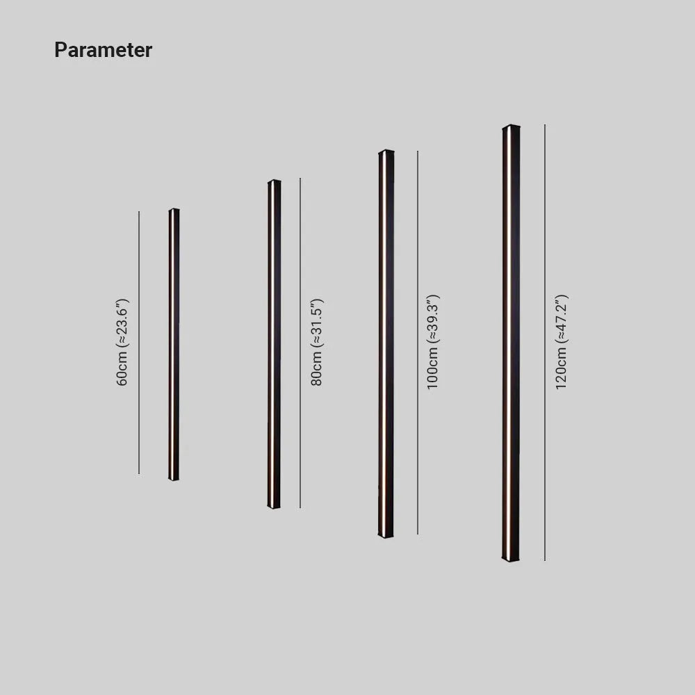 Gravo Minimalist Linear Metal/ Wall Lamp, Gold/Black/White